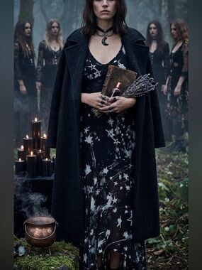 RELIGION Revolution Star Print Festival Maxi Dress NWT XXS
Coven style